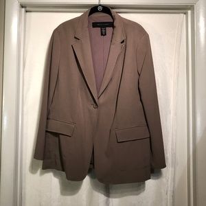 NWOT Beige lined Blazer 16W Plus Size